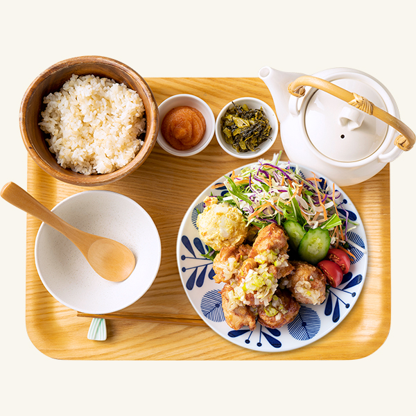 おねぎたっぷり油淋鶏膳