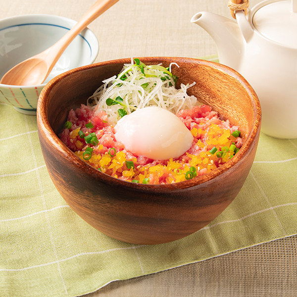 ねぎとろ温玉ごはん
