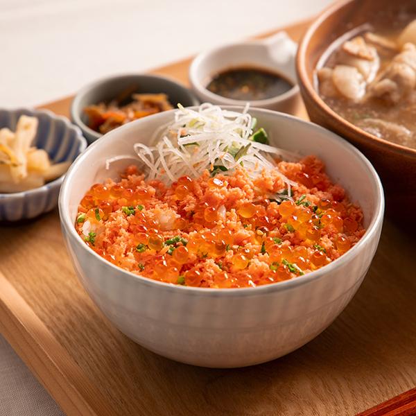 鮭といくらごはんとお好きなスープセット