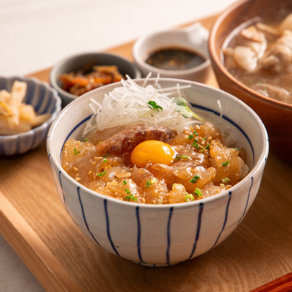 真鯛のゴマだれごはんとお好きなスープセット