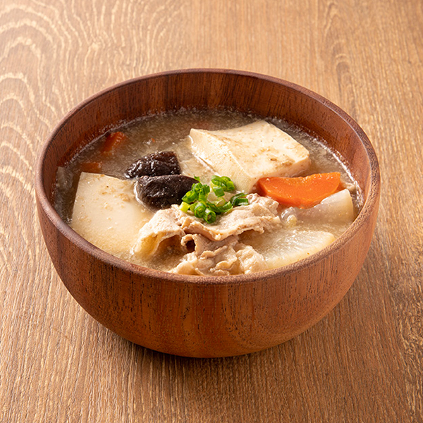 ごろごろ野菜の具だくさん豚汁