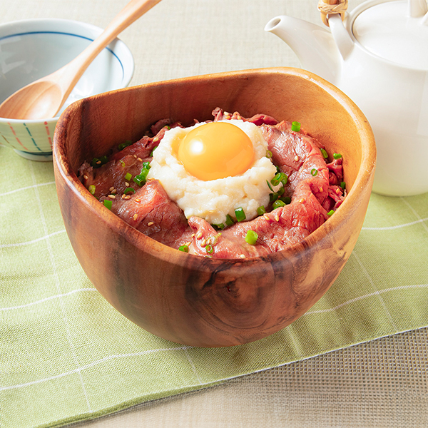 ローストビーフとマッシュポテトごはん